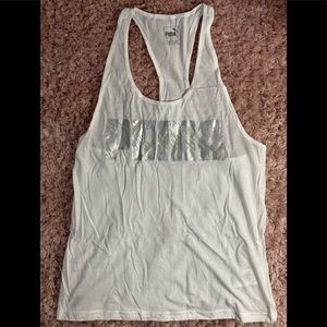 PUMA White Summer Tank - Women & Juniors